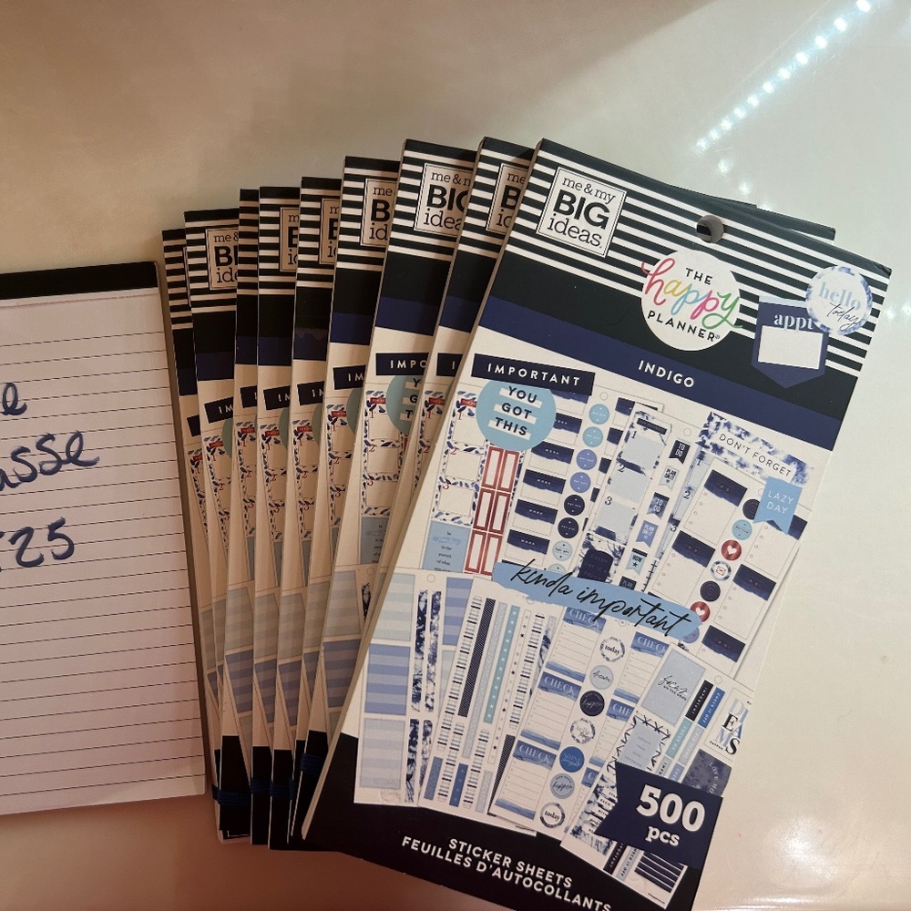 Happy planner sticker book